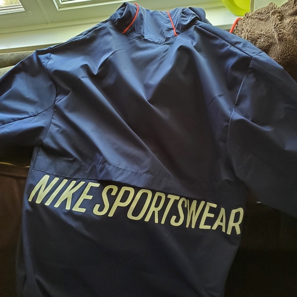 NIKE SPORTSWEAR BLUE HOODED WINDBREAKER SUIT - Picture 8 of 8